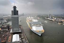 Oasis of the seas in Rotterdam